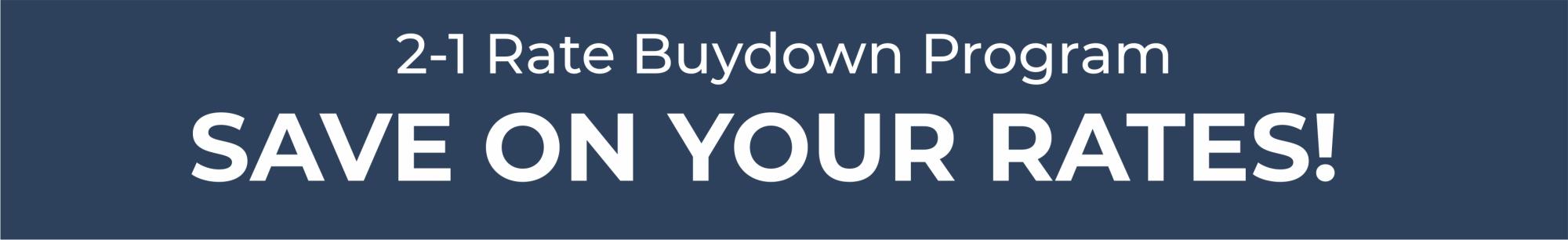 Interest Rate Buy Down Program